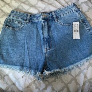 PacSun light wash Jean shorts